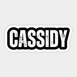 Cassidy Name Gift Birthday Holiday Anniversary Sticker